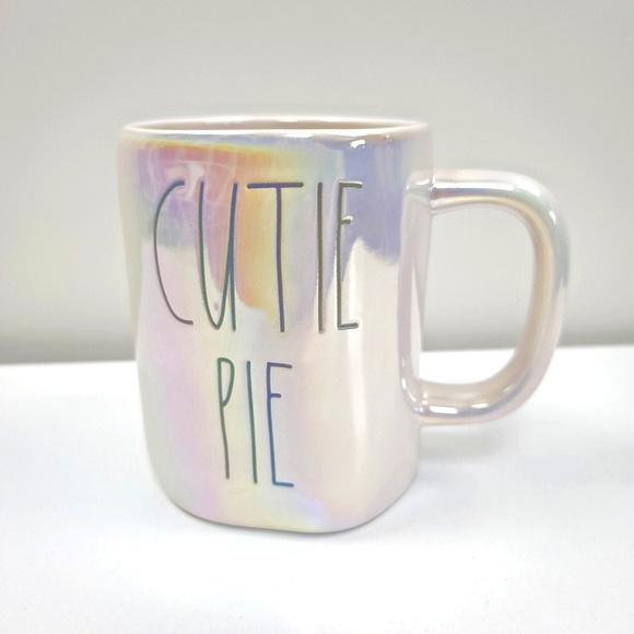 Rae Dunn Other - NEW Rae Dunn Iridescent Rainbow Cutie Pie Mug
